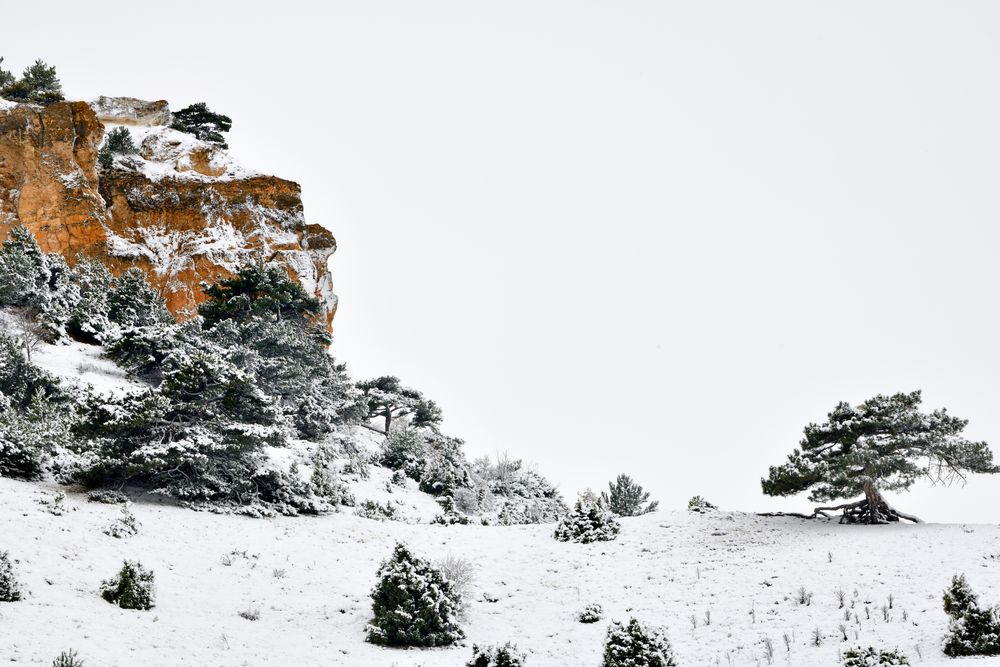 Schneelandschaft in der Türkei