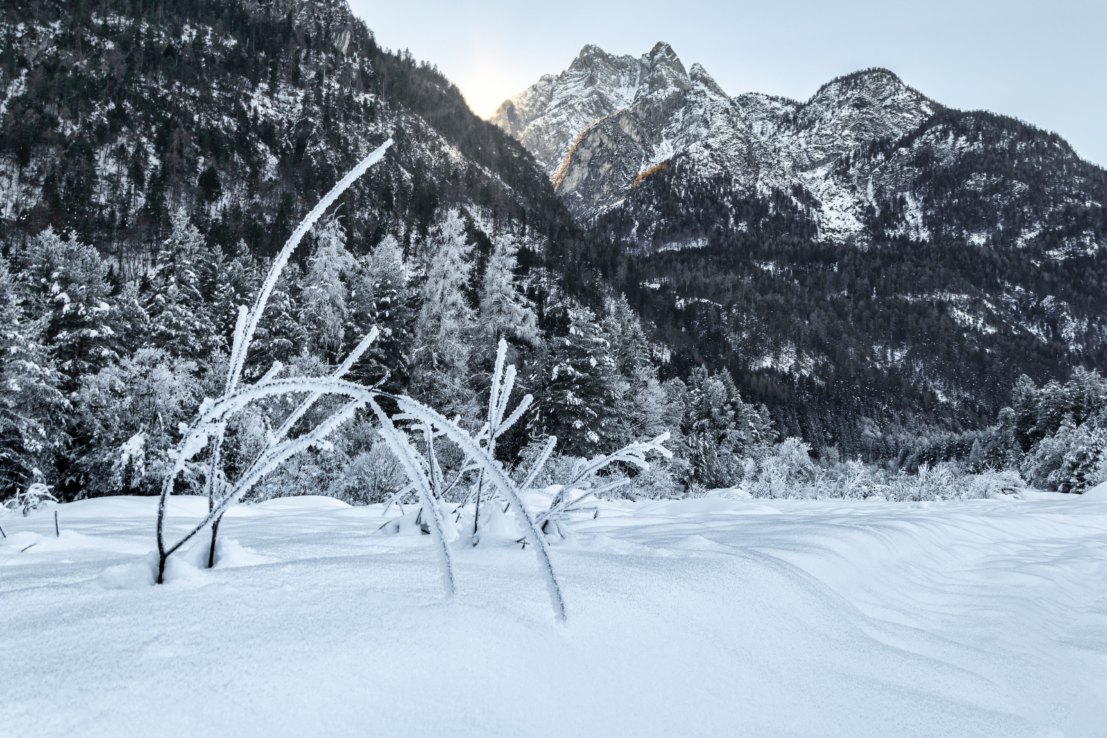 Schneelandschaft in Lavant - Osttirol