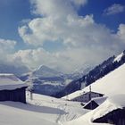 Schneelandschaft in Vorarlberg