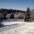 - Schneelandschaft von Etting aus - Richtung SW - bei Sonnenschein - vom 27.12.2o1o -