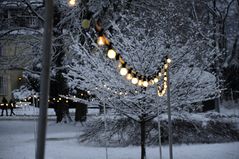 Schneeleuchten in Bad Nenndorf