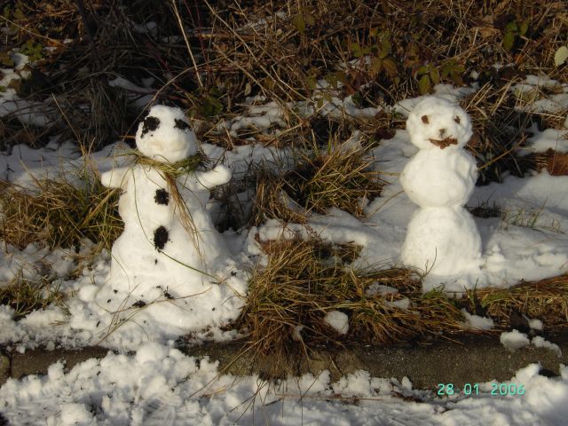 schneemama + schneepapa