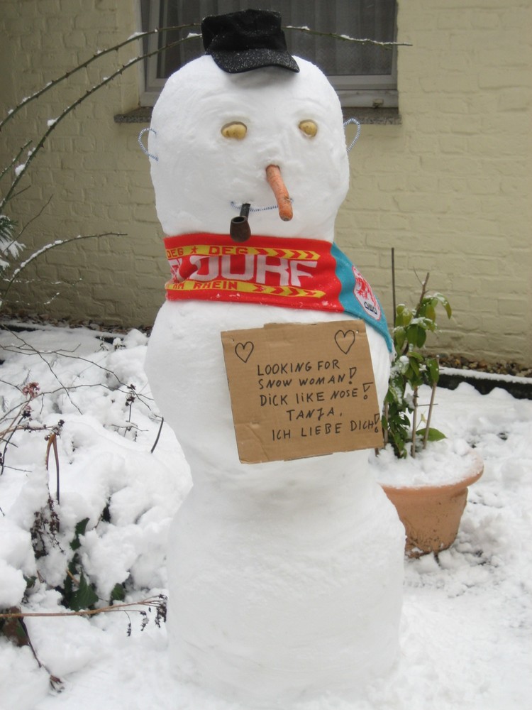 Schneemann 2009