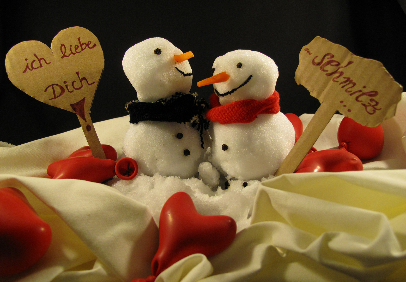 Schneemann in Love*.............eine Winterliebe....