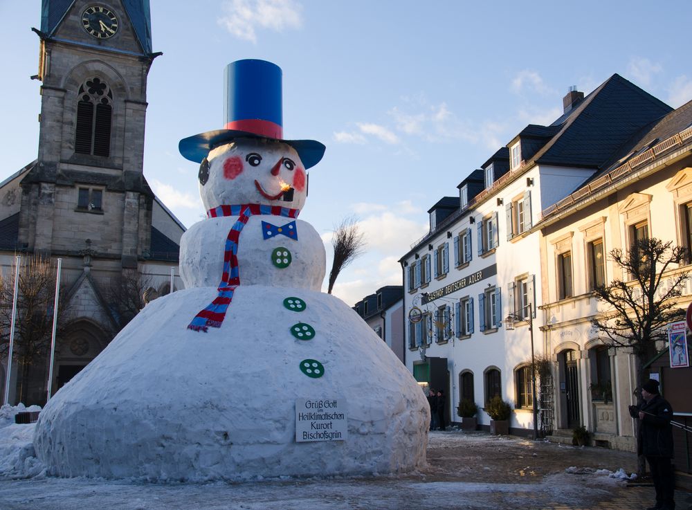 Schneemann Jakob 32. gibt sich die Ehre