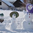 Schneemannfamilie