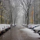 Schneematschmorgenstimmung in Moabit