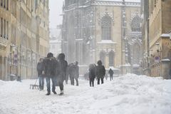 Schneemenschen von Münster