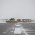 Schneeräumung am Flughafen