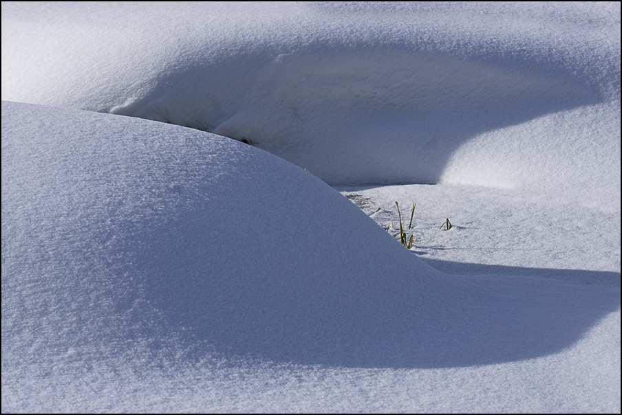 Schneeschattenwellen