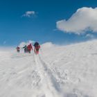 Schneeschuhbergsteigen