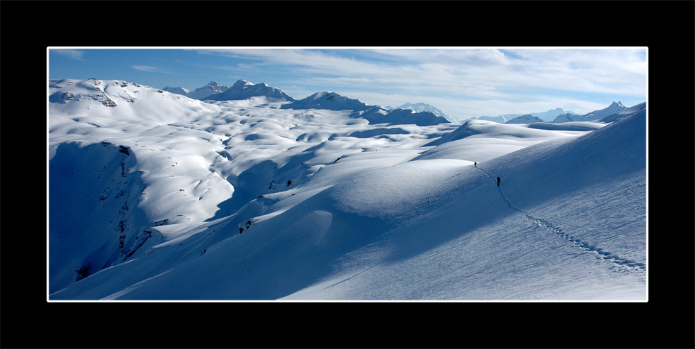 Schneeschuhour Spitzmeilen