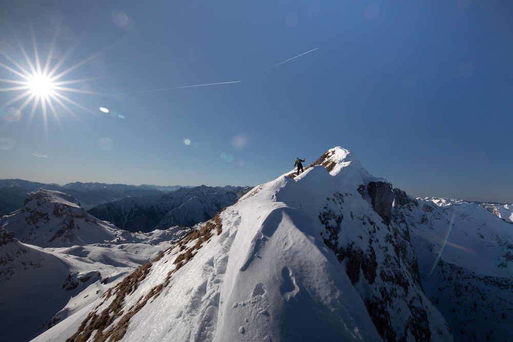 Schneeschuhtour über den Grat