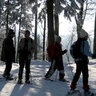 Schneeschuhwanderer im Westallgäu