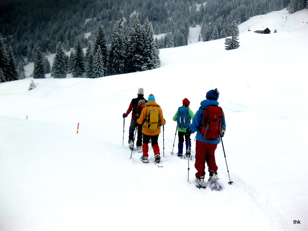 Schneeschuhwandern am Frühlingsbeginn 2018