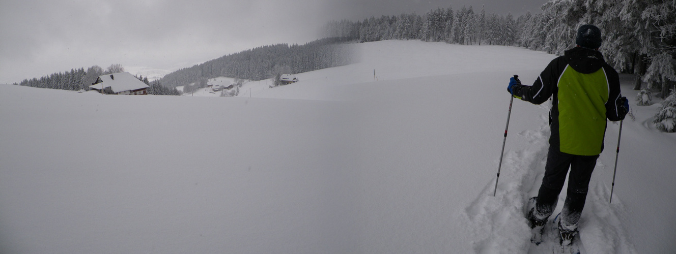 Schneeschuhwandern die Erste