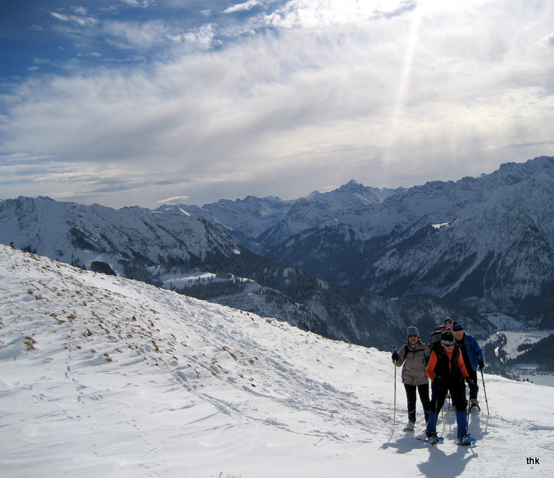 Schneeschuhwandern in den Bayrischen Alpen -1-