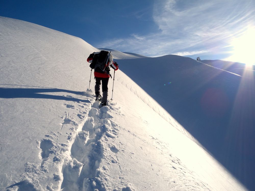 Schneeschuhwandern zur Bremer Hütter