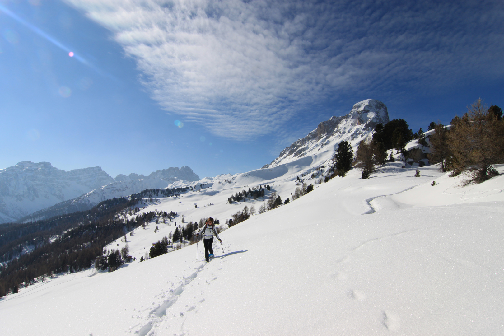 Schneeschuhwanderung am Peitlerkofel