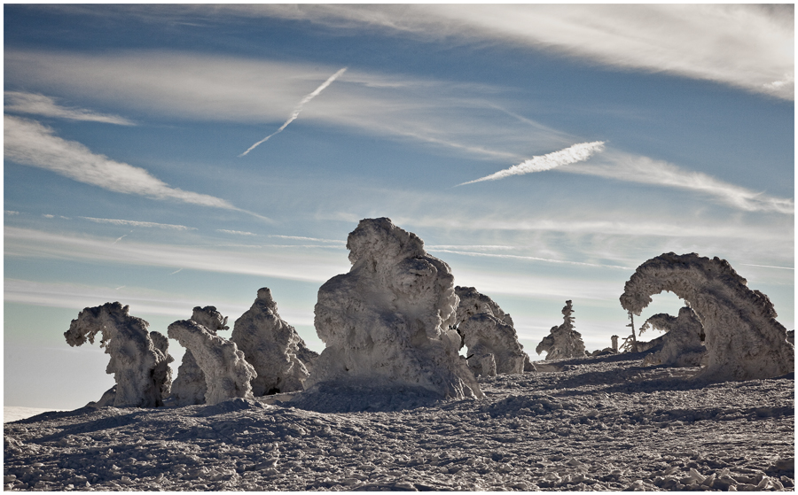 SchneeSkulpturen ...