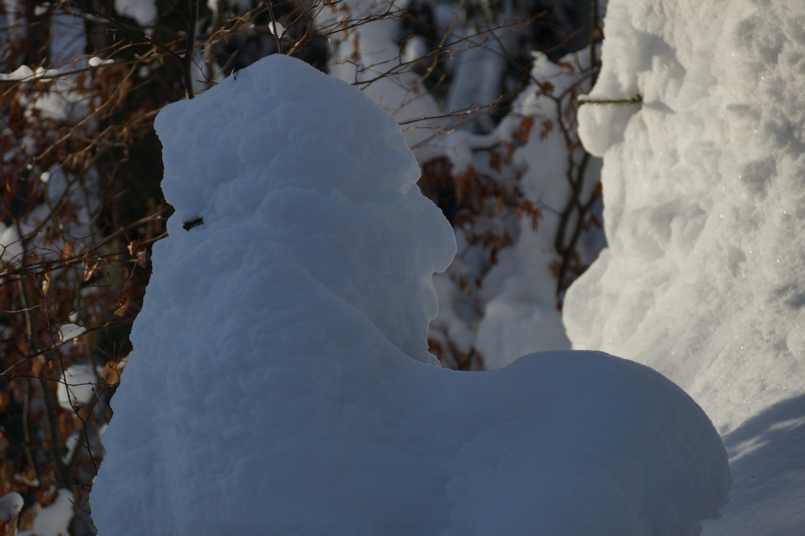 Schneeskulpturen