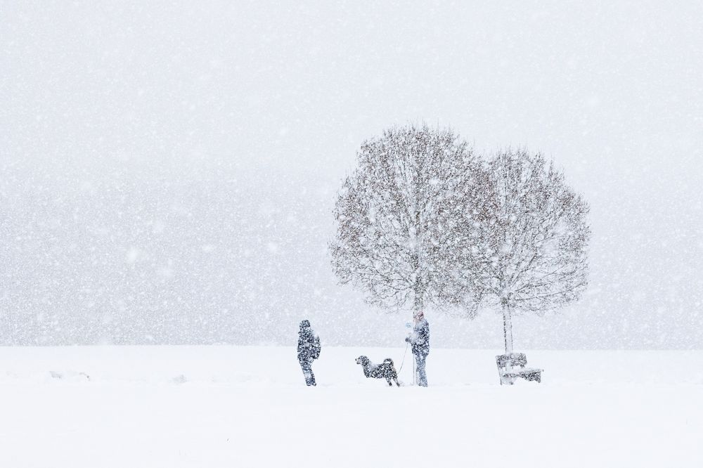 Schneespaziergang