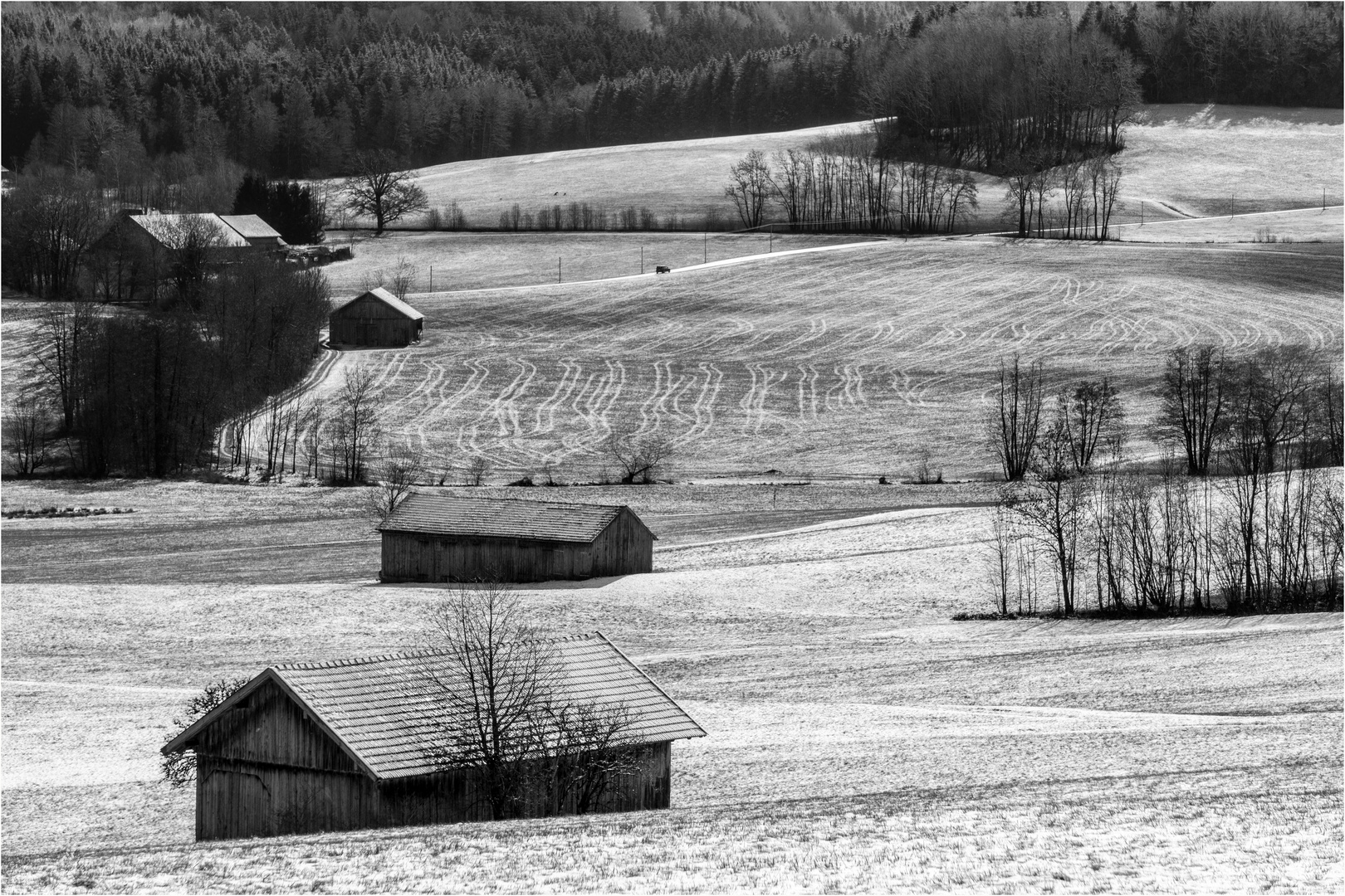 Schneespuren