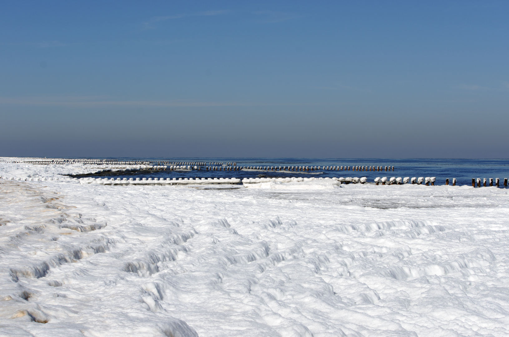 Schneestrand