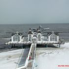 Schneestrand im März