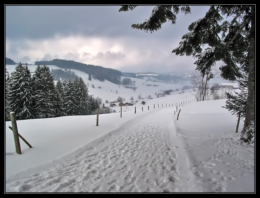 Schneesturm...