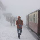 Schneesturm auf dem Brocken