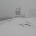 Schneesturm auf der Hafeninsel