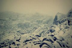 Schneesturm im Steinernen Meer