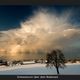 Schneesturm ber dem Bodensee