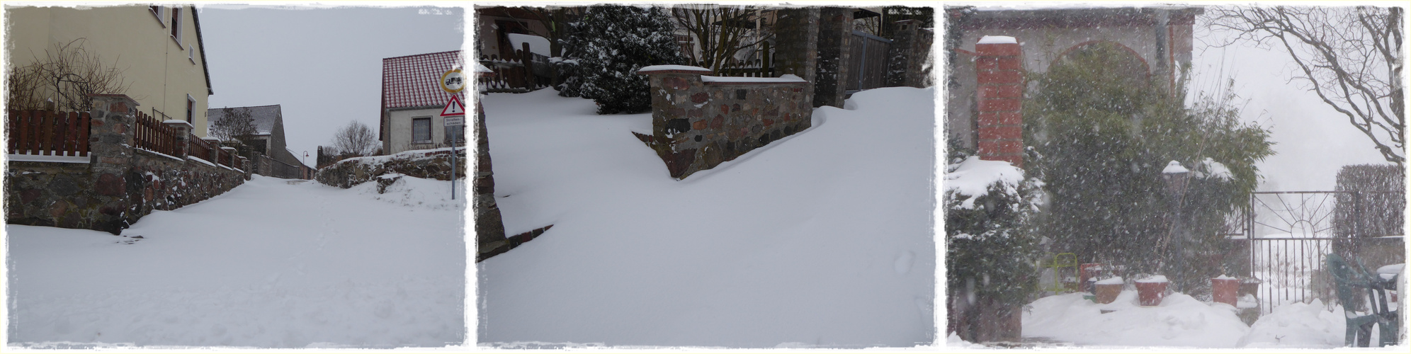 Schneesturm - und bei Euch so?