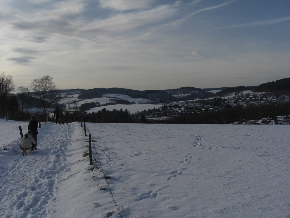 Schneetag im Sauerland