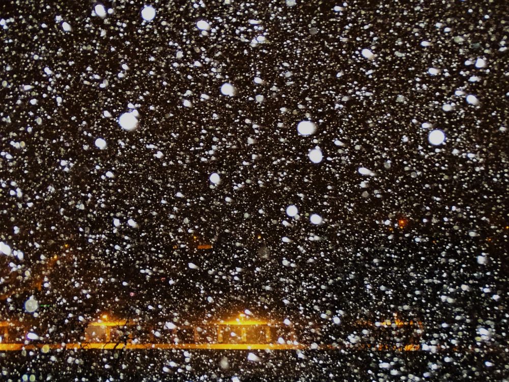 Schneetreiben Foto & Bild winter, nacht, himmel Bilder auf