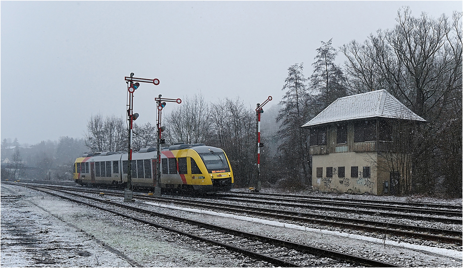 Schneetreiben