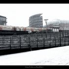 SchneeTreiben Am BaumWall