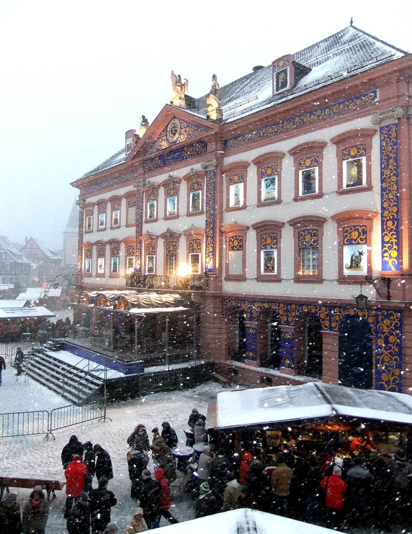 Schneetreiben.... Andis Glühwein war gefragt.