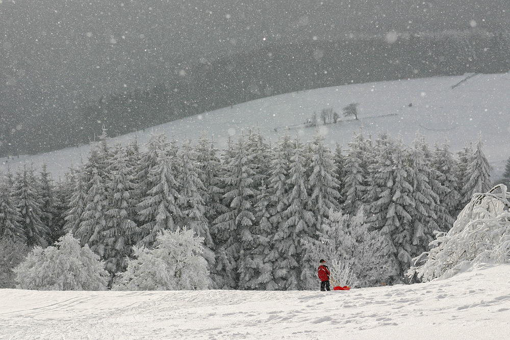 Schneetreiben