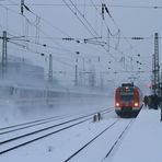 Schneetreiben in der Stadt (2)