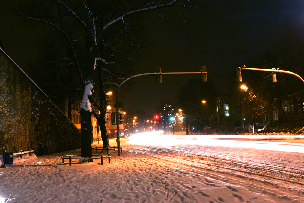 Schneetreiben in Osnabrück