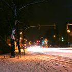 Schneetreiben in Osnabrück