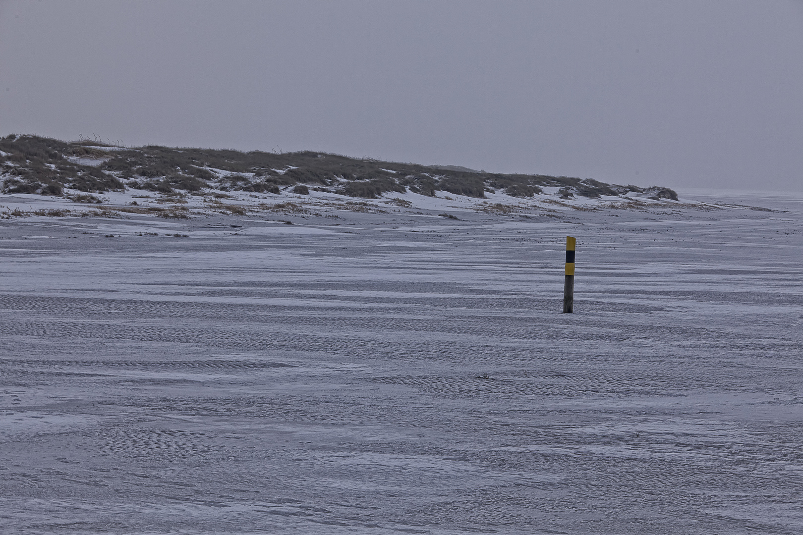 Schneetreiben in St. Peter-Ording