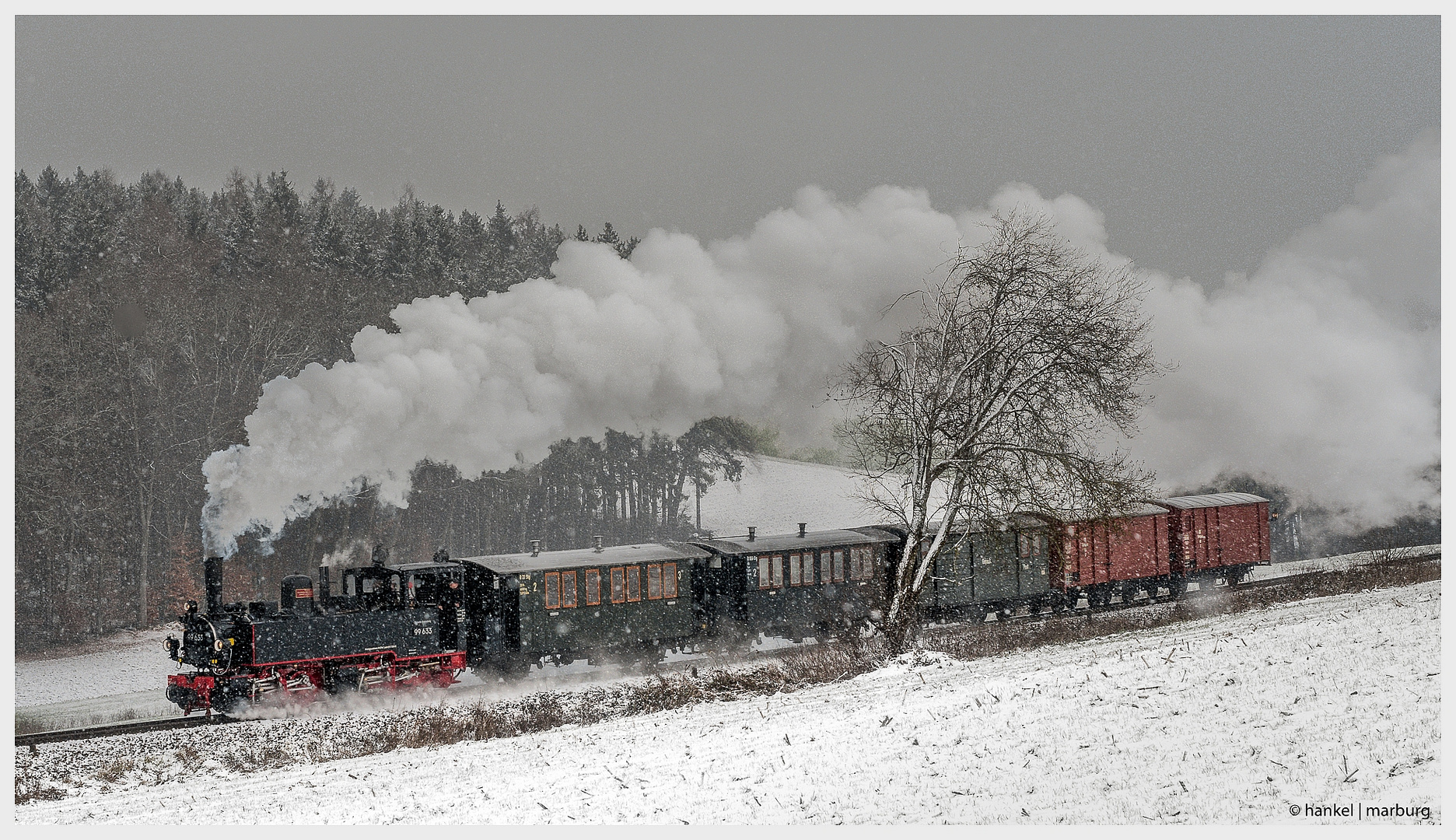 Schneetreiben mit der württembergischen Tssd