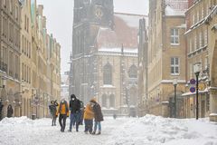 Schneetreiben Prinzipalmarkt