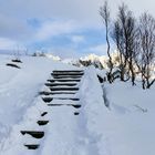 Schneetreppe