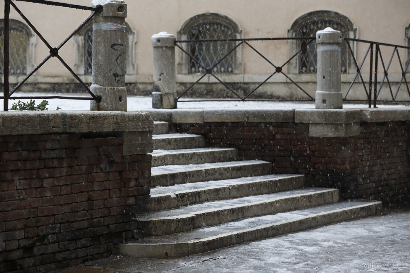 Schneetreppe