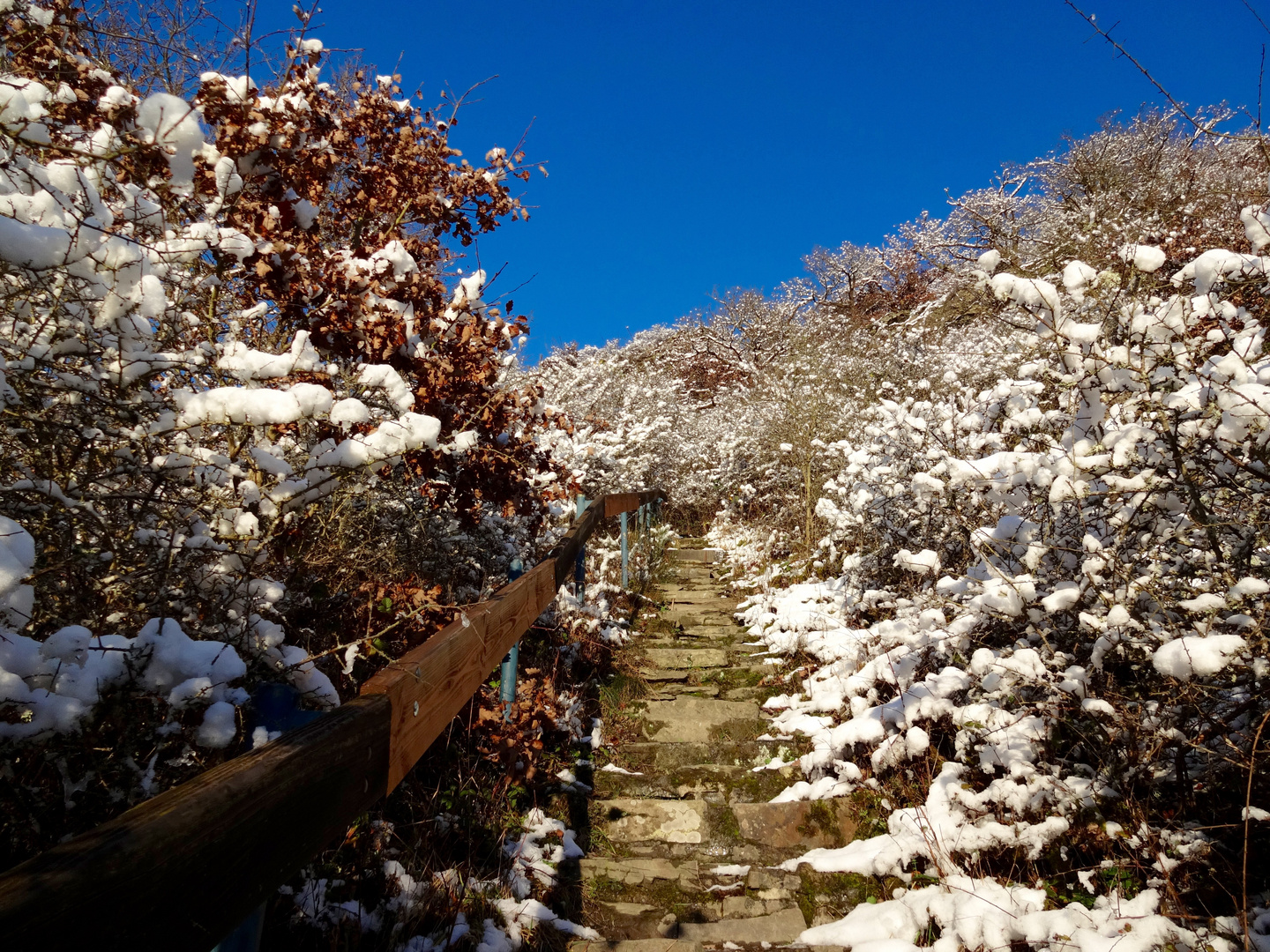 Schneetreppe